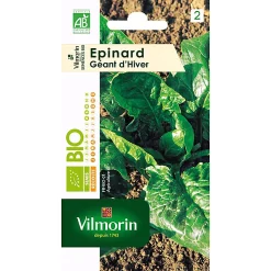 Vilmorin Graines D'Epinard Géant D'Hiver Bio