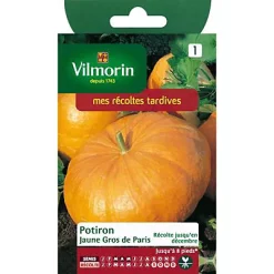 Vilmorin Graines De Potiron Jaune Gros De Paris